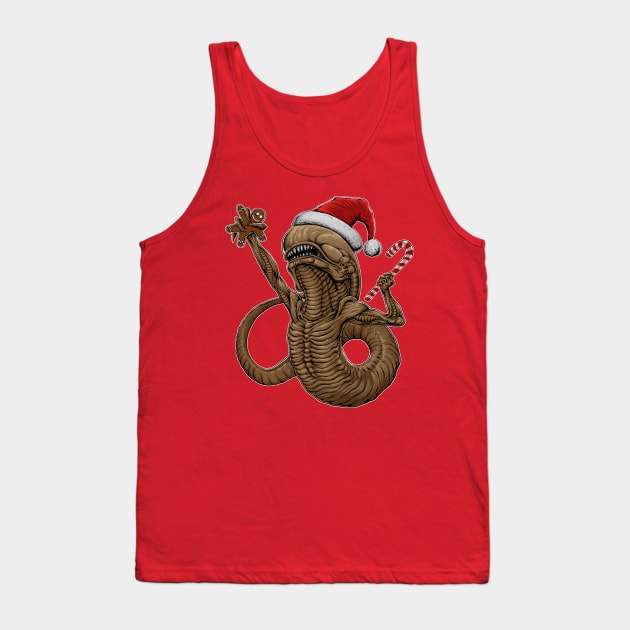 Chrismas chestburster Tank Top by d.legoshin.art